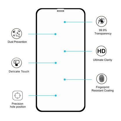 For iPhone 11 / XR ENKAY Hat-prince Full Glue 0.26mm 9H 2.5D Tempered Glass Full Coverage Film - iPhone 11 Tempered Glass by ENKAY | Online Shopping UK | buy2fix