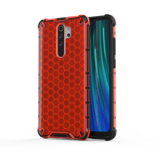 For Xiaomi Redmi Note 8 Pro Shockproof Honeycomb PC + TPU Case(Red) - Xiaomi Cases by buy2fix | Online Shopping UK | buy2fix