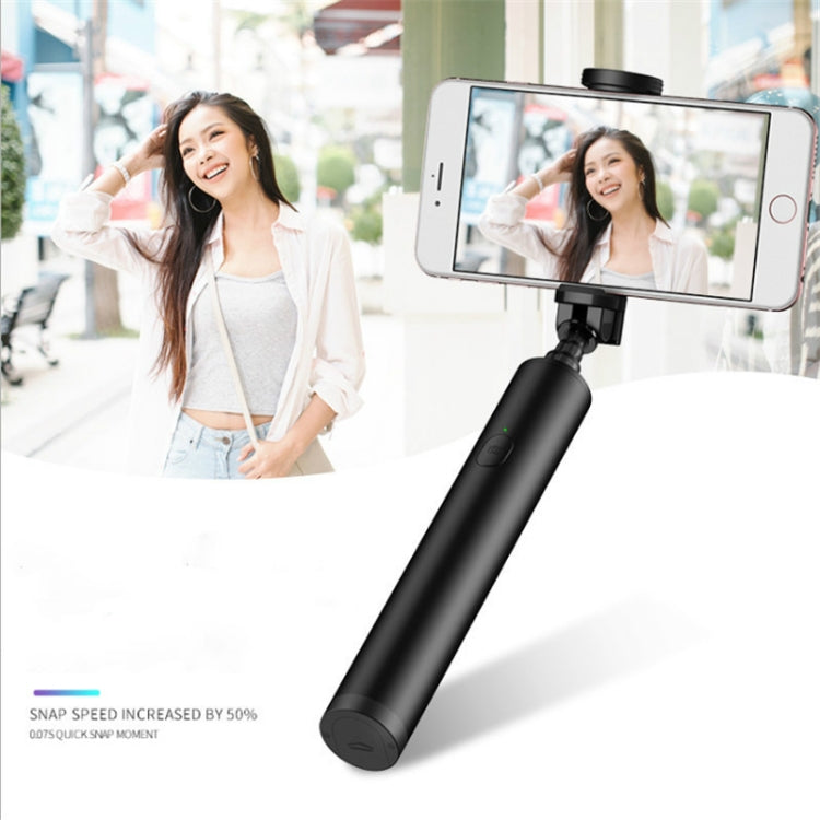 Mini Wireless Bluetooth Phone Selfie Stick Aluminum Handheld Selfie Stick Travel Artifact(Black) - Selfie Sticks by buy2fix | Online Shopping UK | buy2fix