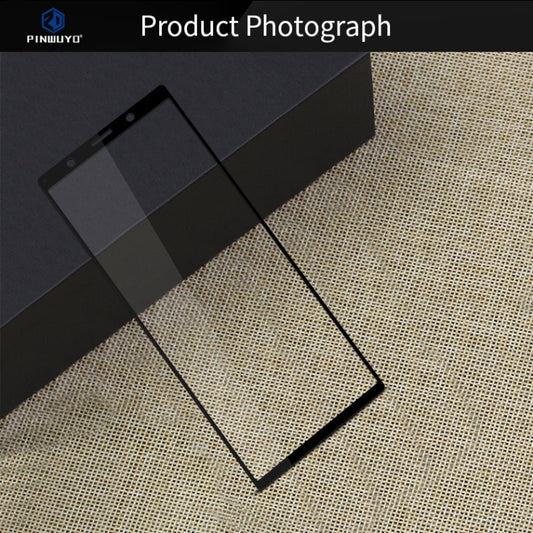 For Sony Xperia 5 / J9210 PINWUYO 9H 2.5D Full Screen Tempered Glass Film(Black) - Sony Tempered Glass by PINWUYO | Online Shopping UK | buy2fix