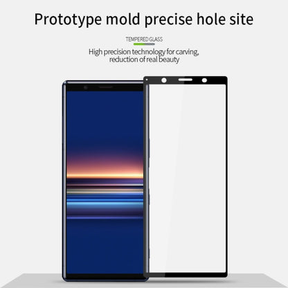 For Sony Xperia 5 / J9210 PINWUYO 9H 2.5D Full Screen Tempered Glass Film(Black) - Sony Tempered Glass by PINWUYO | Online Shopping UK | buy2fix
