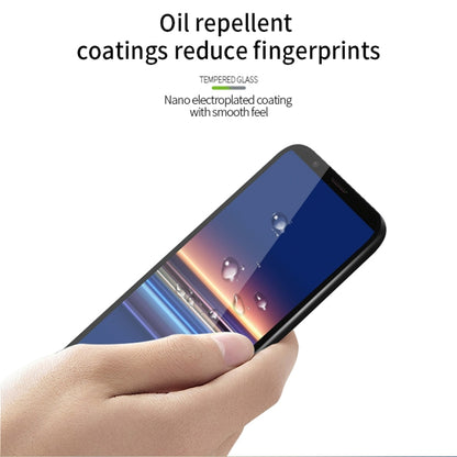 For Sony Xperia 5 / J9210 PINWUYO 9H 2.5D Full Screen Tempered Glass Film(Black) - Sony Tempered Glass by PINWUYO | Online Shopping UK | buy2fix