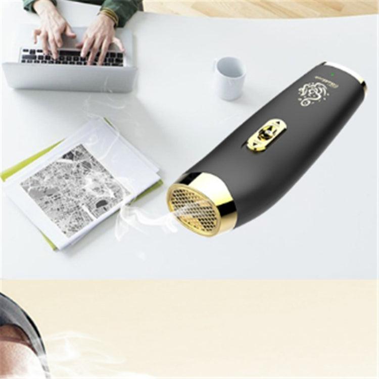 Car Handheld Electronic USB Aromatherapy Machine Aromatherapy Incense Burner(Black) - Air Purifiers & Accessories by buy2fix | Online Shopping UK | buy2fix
