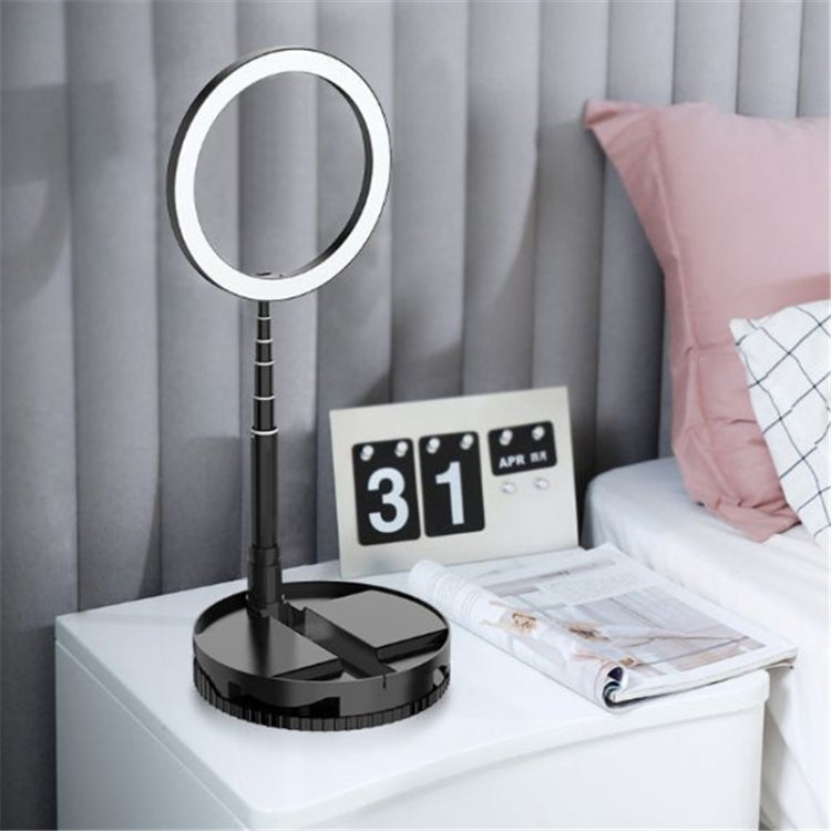 Portable Collapsible Studio-Level Professional Fill Light Mobile Phone Bracket LED Ring Light(Black) - Ring Light by buy2fix | Online Shopping UK | buy2fix