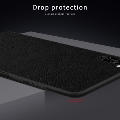 For Galaxy Note10 PINWUYO Pin Rui Series Classical Leather, PC + TPU + PU Leather Waterproof And Anti-fall All-inclusive Protective Shell(Black) - Galaxy Phone Cases by PINWUYO | Online Shopping UK | buy2fix