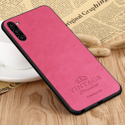 For Galaxy Note10 PINWUYO Pin Rui Series Classical Leather, PC + TPU + PU Leather Waterproof And Anti-fall All-inclusive Protective Shell(Red) - Galaxy Phone Cases by PINWUYO | Online Shopping UK | buy2fix