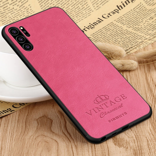For Galaxy Note10 Pro PINWUYO Pin Rui Series Classical Leather, PC + TPU + PU Leather Waterproof And Anti-fall All-inclusive Protective Shell(Red) - Galaxy Phone Cases by PINWUYO | Online Shopping UK | buy2fix