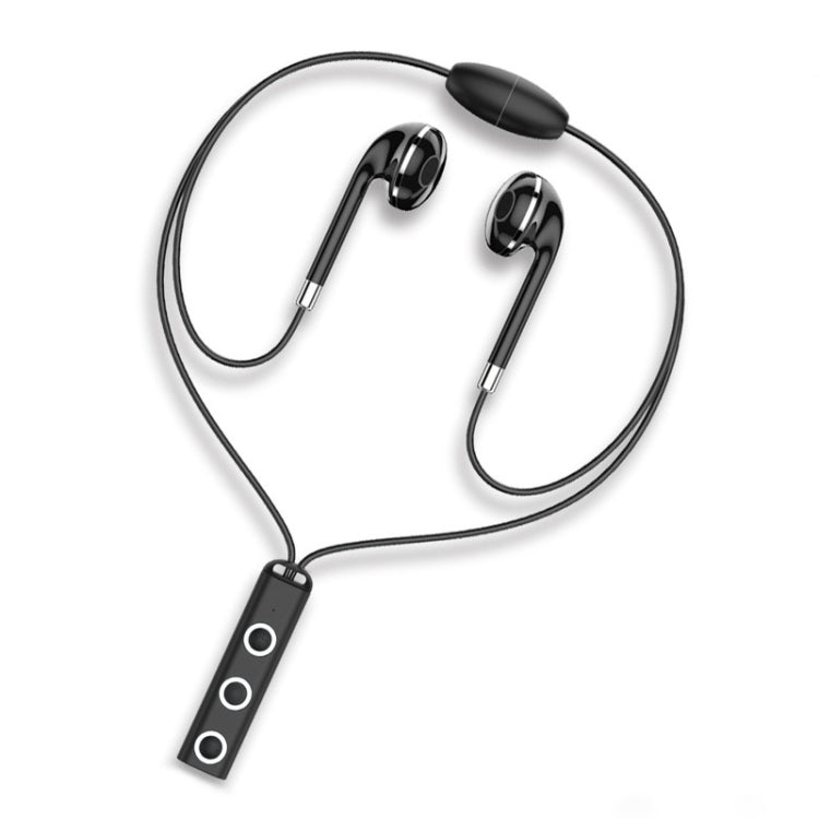 BT313 Magnetic Earbuds Sport Wireless Headphone Handsfree bluetooth HD Stereo Bass Headsets with Mic(Black) by buy2fix