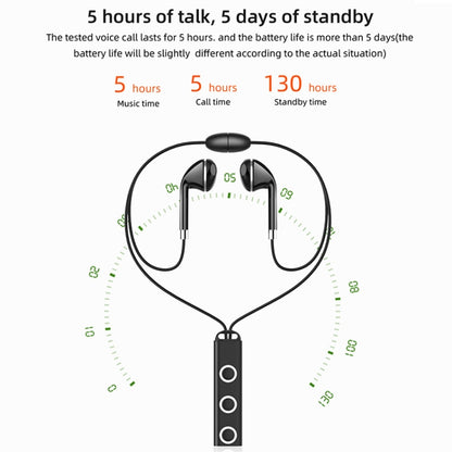 BT313 Magnetic Earbuds Sport Wireless Headphone Handsfree bluetooth HD Stereo Bass Headsets with Mic(Black) by buy2fix