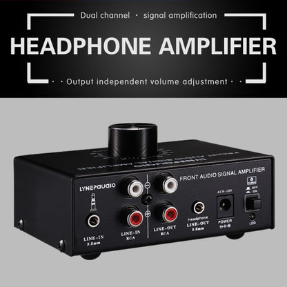 B015 Front Stereo Signal Amplifier Booster Headphones Speaker Amplifier Headset Dual-Audio Source -  by buy2fix | Online Shopping UK | buy2fix