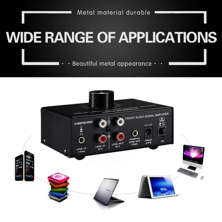 B015 Front Stereo Signal Amplifier Booster Headphones Speaker Amplifier Headset Dual-Audio Source -  by buy2fix | Online Shopping UK | buy2fix
