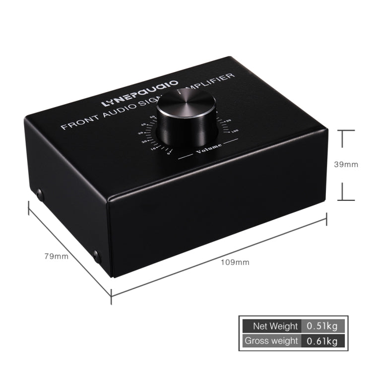 B015 Front Stereo Signal Amplifier Booster Headphones Speaker Amplifier Headset Dual-Audio Source -  by buy2fix | Online Shopping UK | buy2fix