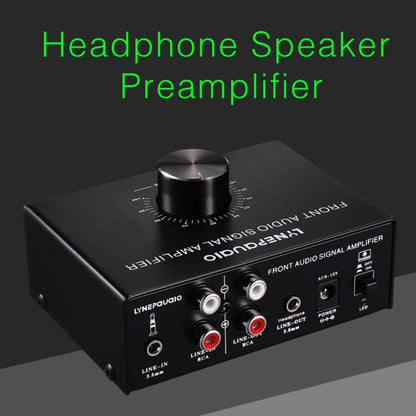 B015 Front Stereo Signal Amplifier Booster Headphones Speaker Amplifier Headset Dual-Audio Source -  by buy2fix | Online Shopping UK | buy2fix