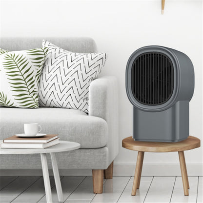 Home Heater Dormitory Small Silent Hot Air Blower(Gray) by buy2fix