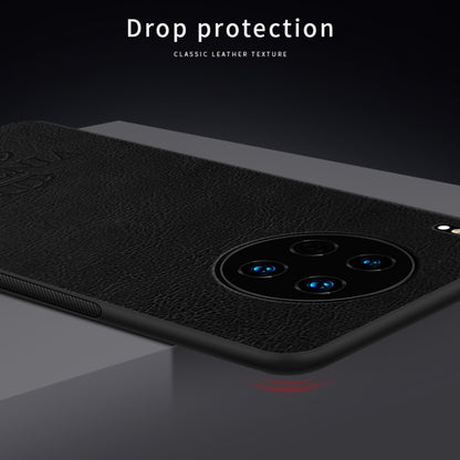 For Huawei Mate 30 Pro PINWUYO Pin Rui Series Classical Leather, PC + TPU + PU Leather Waterproof and Anti-fall All-inclusive Protective Case(Black) - Huawei Cases by PINWUYO | Online Shopping UK | buy2fix