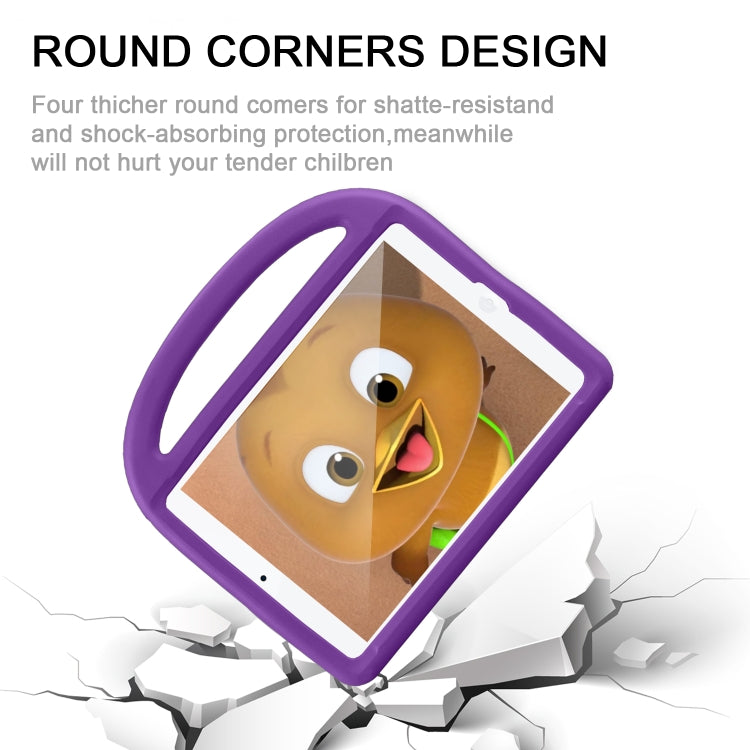For iPad 10.2 Sparrow Style EVA Material Children Shockproof Casing Shell(Purple) by buy2fix
