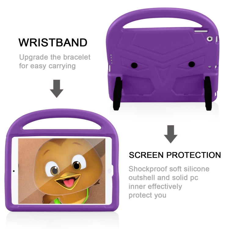 For iPad 10.2 Sparrow Style EVA Material Children Shockproof Casing Shell(Purple) by buy2fix