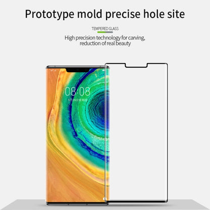 For Huawei Mate 30 Pro PINWUYO 9H 3D Hot Bending Tempered Glass Film(Black) - Huawei Tempered Glass by PINWUYO | Online Shopping UK | buy2fix