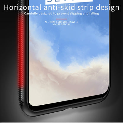 For Oneplus 7T PINWUYO Rong Series  Shockproof PC + TPU+ Chemical Fiber Cloth Protective Cover(Black) - OnePlus Cases by PINWUYO | Online Shopping UK | buy2fix