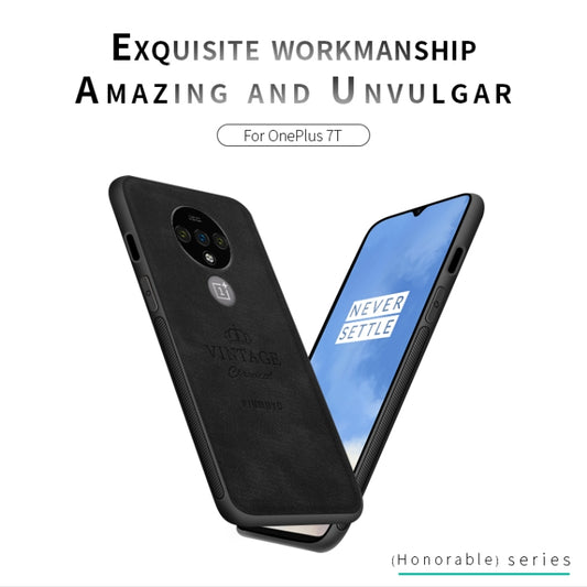 For Oneplus 7T PINWUYO Zun Series PC + TPU + Skin Waterproof And Anti-fall All-inclusive Protective Shell(Black) - OnePlus Cases by PINWUYO | Online Shopping UK | buy2fix