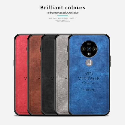 For Oneplus 7T PINWUYO Zun Series PC + TPU + Skin Waterproof And Anti-fall All-inclusive Protective Shell(Blue) - OnePlus Cases by PINWUYO | Online Shopping UK | buy2fix