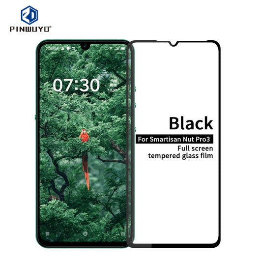 For Smartisan Nut Pro3 PINWUYO 9H 2.5D Full Screen Tempered Glass Film(Black) - Others by PINWUYO | Online Shopping UK | buy2fix