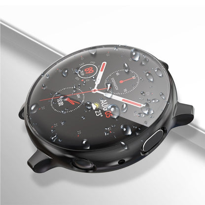 For Samsung Galaxy Watch Active 2 44mm ENKAY Hat-prince Full Coverage Electroplate TPU Case(Black) - Watch Bands by ENKAY | Online Shopping UK | buy2fix