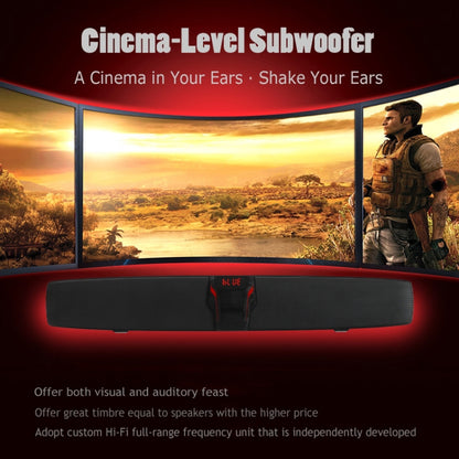 New Rixing NR7017 TWS Portable 10W Stereo Surround Soundbar Bluetooth Speaker with Microphone(Blue) - Desktop Speaker by NewRixing | Online Shopping UK | buy2fix