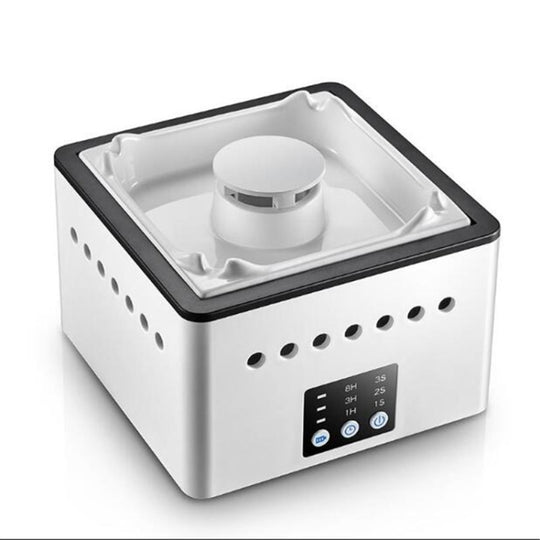 Cendrier purificateur d'air maison désenfumage intérieur petit bureau Anti-fumée secondaire artefact (blanc)