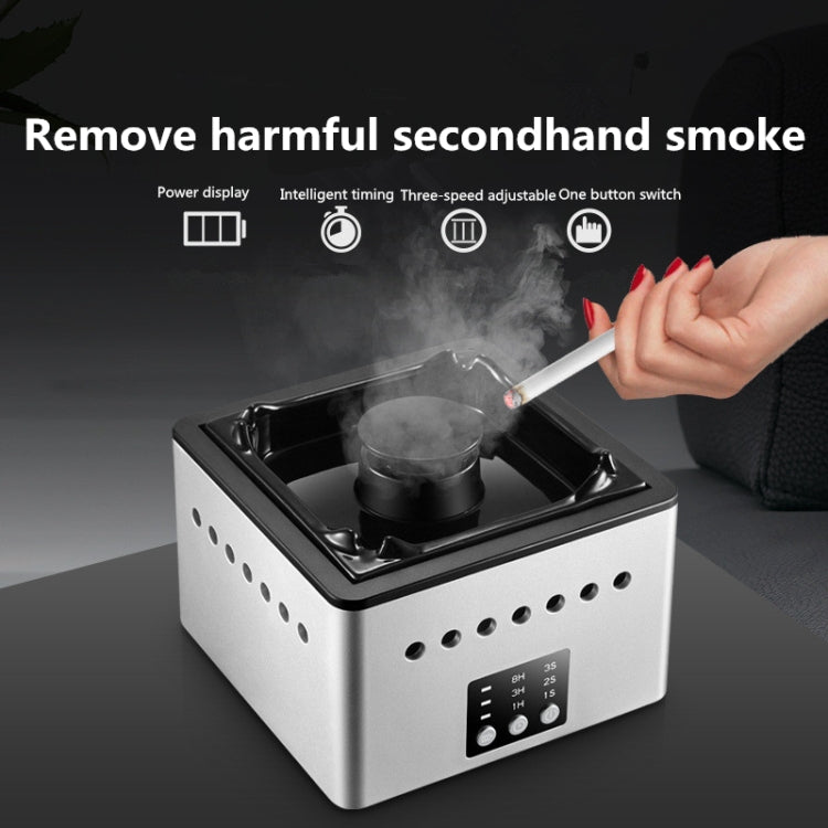 Ashtray Air Purifier Home Indoor Smoke Removal Small Desktop Anti-Secondhand Smoke Artifact(Black) - Air Purifiers & Accessories by buy2fix | Online Shopping UK | buy2fix
