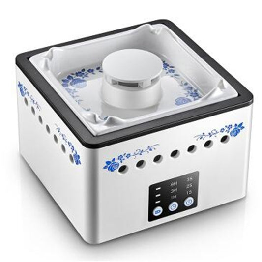 Ashtray Air Purifier Home Indoor Smoke Removal Small Desktop Anti-Secondhand Smoke Artifact(Blue And White) - Air Purifiers & Accessories by buy2fix | Online Shopping UK | buy2fix