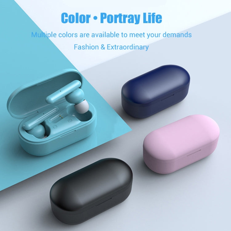 T10 Mini Touch Control Hifi TWS Wireless Bluetooth Earphones With Mic & Charger Box(Blue) by buy2fix