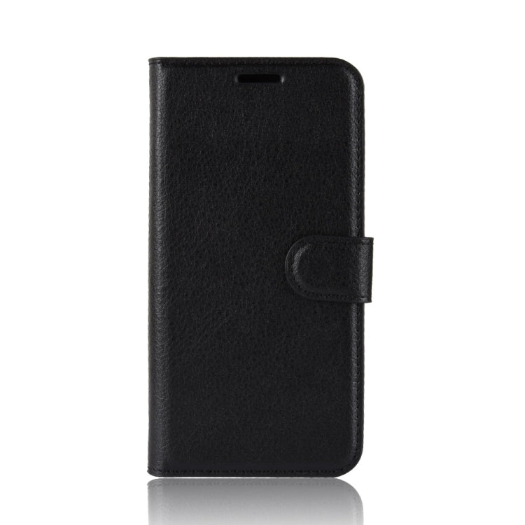 For Galaxy A51 (4G) Litchi Texture Horizontal Flip Protective Case with Holder & Card Slots & Wallet(Black) by buy2fix