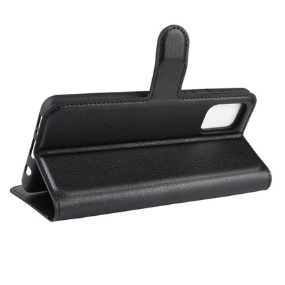 For Galaxy A51 (4G) Litchi Texture Horizontal Flip Protective Case with Holder & Card Slots & Wallet(Black) by buy2fix