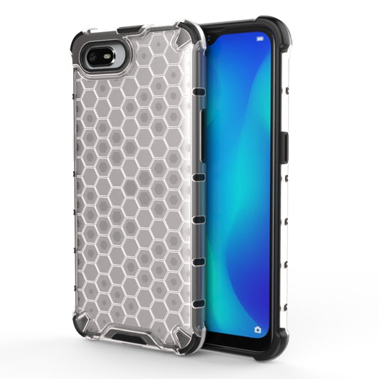 For OPPO Realme C2 Shockproof Honeycomb PC + TPU Case(White) - Realme Cases by buy2fix | Online Shopping UK | buy2fix