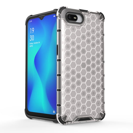 For OPPO Realme C2 Shockproof Honeycomb PC + TPU Case(White) - Realme Cases by buy2fix | Online Shopping UK | buy2fix