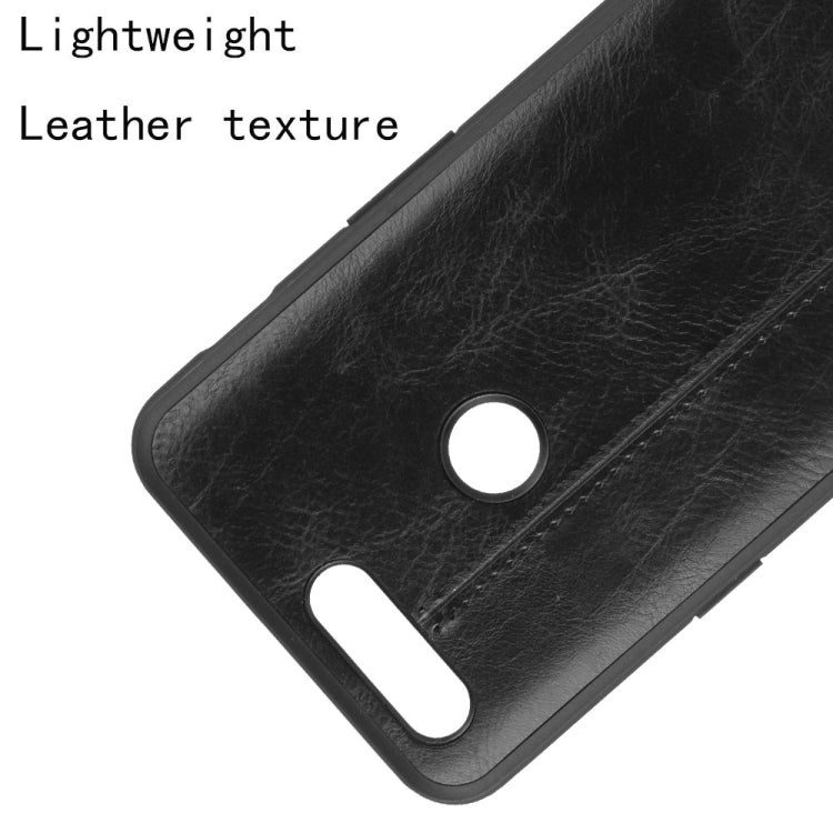 For OnePlus 5T Shockproof Sewing Cow Pattern Skin PC + PU + TPU Case(Black) - OnePlus Cases by buy2fix | Online Shopping UK | buy2fix