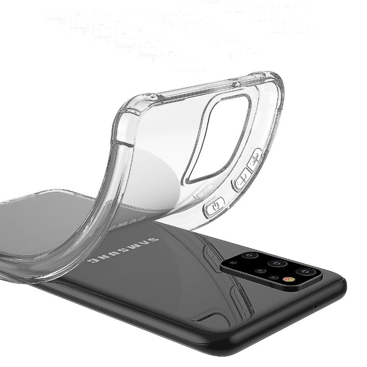 For Galaxy S20 Ultra Four-Corner Anti-Drop Ultra-Thin Transparent TPU Phone Case(Transparent) by buy2fix