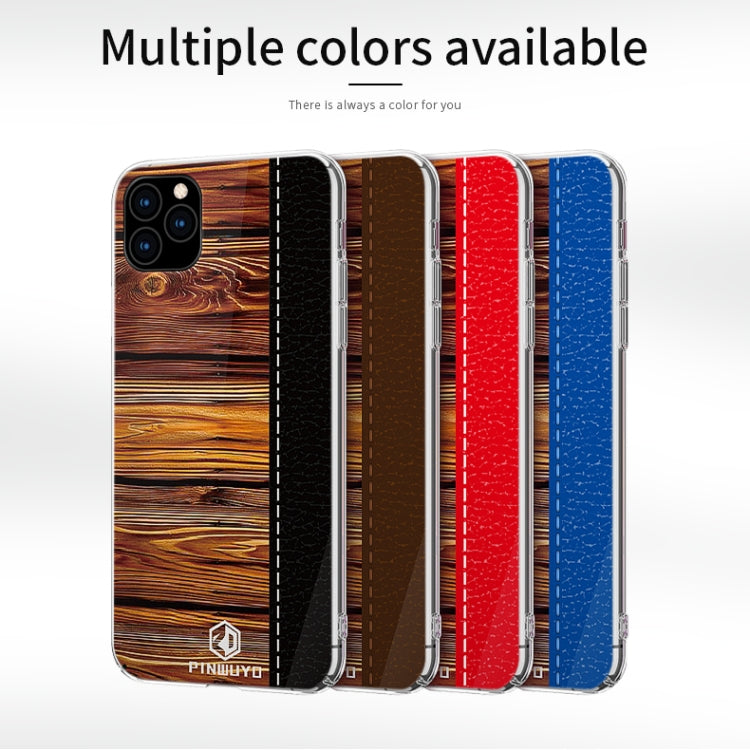 For iPhone 11 Pro For  iPhone 11 Pro  PINWUYO Pindun Series Slim 3D Call Flashing PC All-inclusive Waterproof Shockproof Protection Case(Brown) - iPhone 11 Pro Cases by PINWUYO | Online Shopping UK | buy2fix
