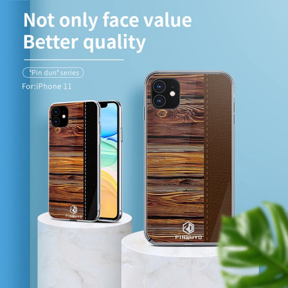 For iPhone 11 PINWUYO Pindun Series Slim 3D Call Flashing PC All-inclusive Waterproof Shockproof Protection Case(Blue) - iPhone 11 Cases by PINWUYO | Online Shopping UK | buy2fix