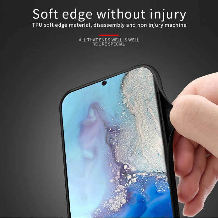 For Galaxy S20 PINWUYO Rong Series  Shockproof PC + TPU+ Chemical Fiber Cloth Protective Cover(Red) - Galaxy Phone Cases by PINWUYO | Online Shopping UK | buy2fix