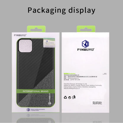For Google Pixel4 PINWUYO Rong Series  Shockproof PC + TPU+ Chemical Fiber Cloth Protective Cover(Yellow) - Google Cases by PINWUYO | Online Shopping UK | buy2fix