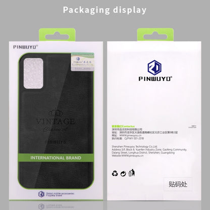 For Galaxy S20+ PINWUYO Zun Series PC + TPU + Skin Waterproof Anti-fall All-inclusive Protective Case(Black) - Galaxy Phone Cases by PINWUYO | Online Shopping UK | buy2fix