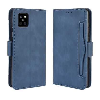 For Galaxy M60S / A81 / Note 10 Lite Wallet Style Skin Feel Calf Pattern Leather Case with Separate Card Slots & Holder & Wallet & Photo Frame(Blue) by buy2fix