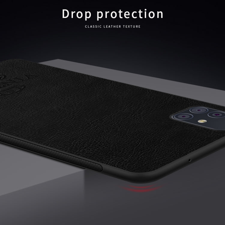 For Galaxy A51 / M40s PINWUYO Pin Rui Series Classical Leather Texture PC + TPU Waterproof  Anti-fall All-inclusive Protective Case Shell(Red) - Galaxy Phone Cases by PINWUYO | Online Shopping UK | buy2fix