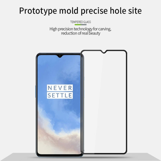 For OnePlus 7T PINWUYO 9H 3D Curved Full Screen Explosion-proof Tempered Glass Film(Black) - OnePlus Tempered Glass by PINWUYO | Online Shopping UK | buy2fix