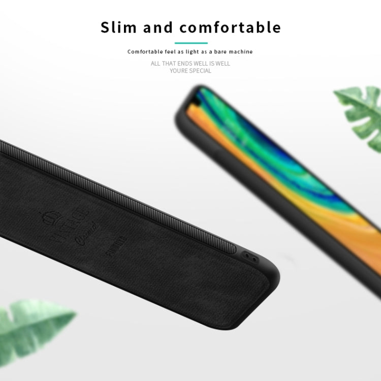 For Huawei Mate 30 5G (Leather) PINWUYO Zun Series PC + TPU + Skin Waterproof Anti-fall All-inclusive Protective Case(Black) by PINWUYO