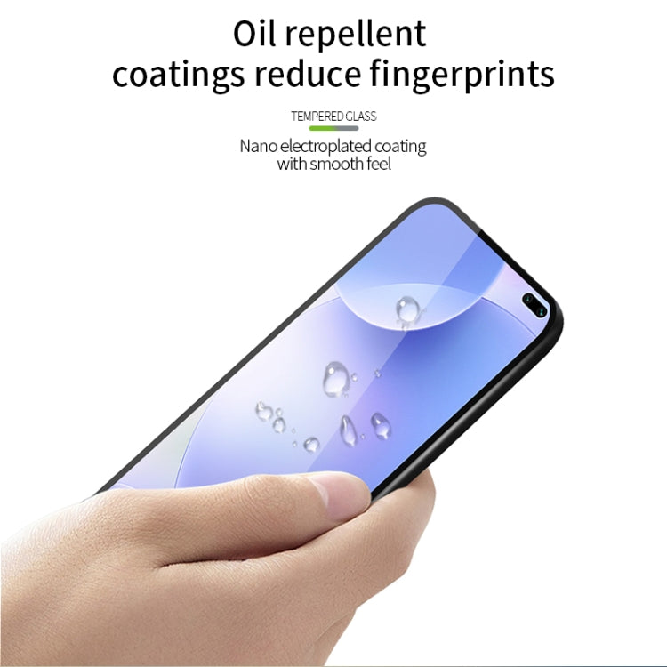 For Galaxy A81 / Note 10 Lite PINWUYO 9H 2.5D Full Screen Tempered Glass Film(Black) - Galaxy Tempered Glass by PINWUYO | Online Shopping UK | buy2fix