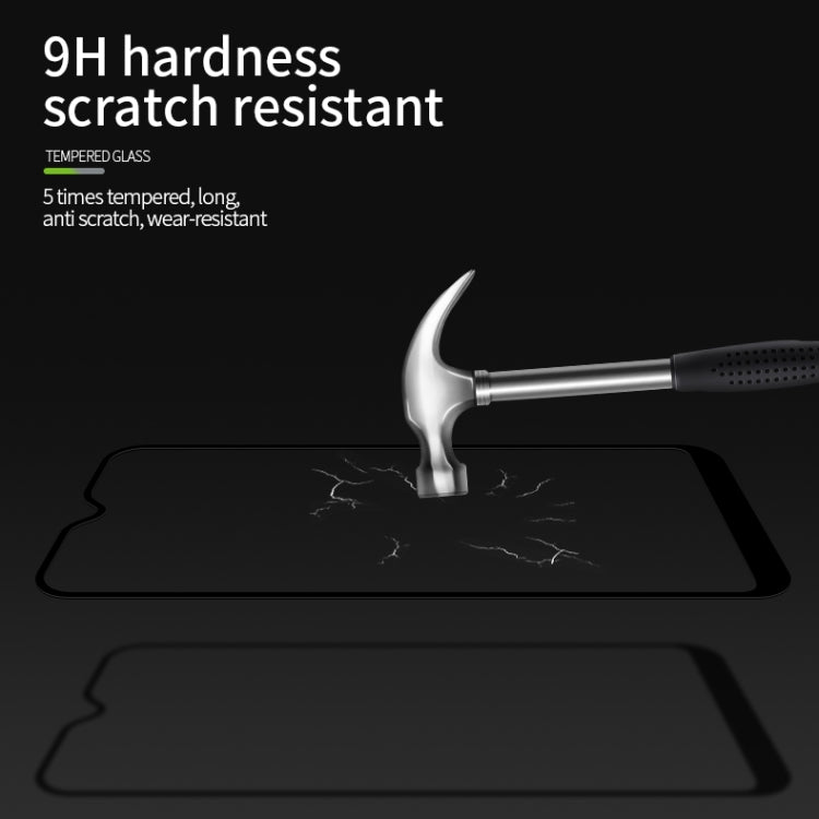 For Galaxy A01 PINWUYO 9H 2.5D Full Screen Tempered Glass Film(Black) - Galaxy Tempered Glass by PINWUYO | Online Shopping UK | buy2fix
