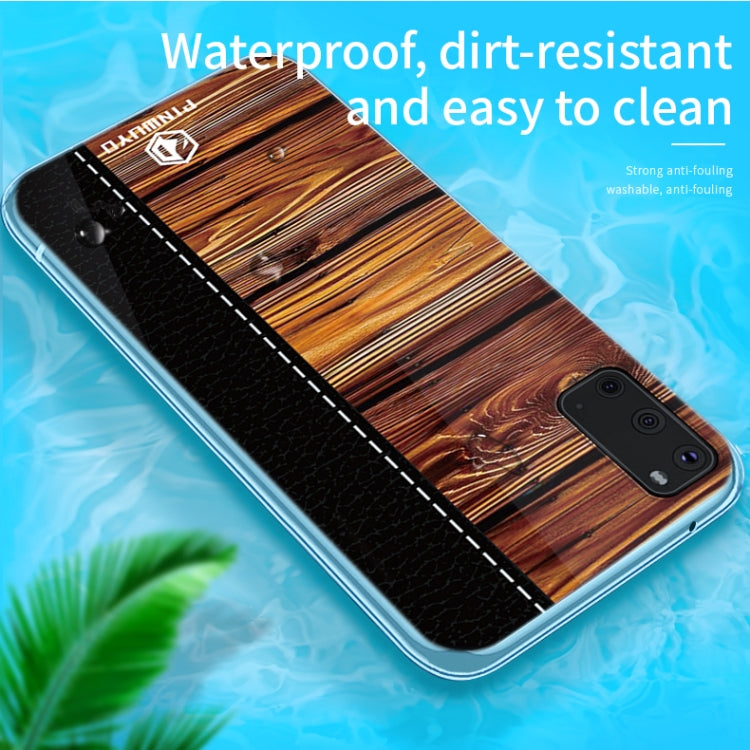 For Galaxy S20 PINWUYO Pindun Series Slim 3D Flashing All-inclusive PC Case(Brown) - Galaxy Phone Cases by PINWUYO | Online Shopping UK | buy2fix
